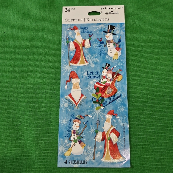 CH5:  Christmas Sticker Bundle  - 11 Sheets - American Greetings Hallmar… - Picture 8 of 13